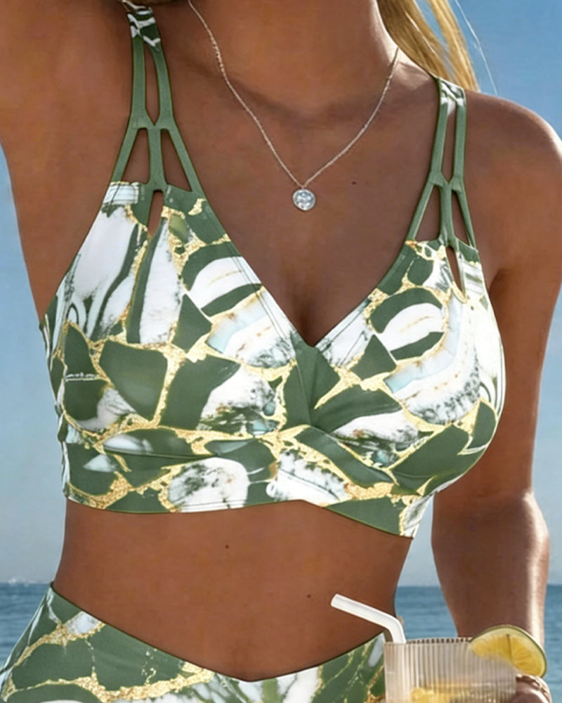 Strappy Cutout Bikini