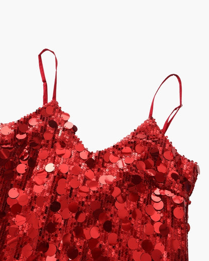 STÉPHANIE MINI ROBE SEQUINS