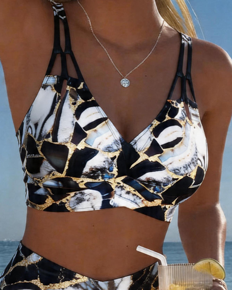Strappy Cutout Bikini