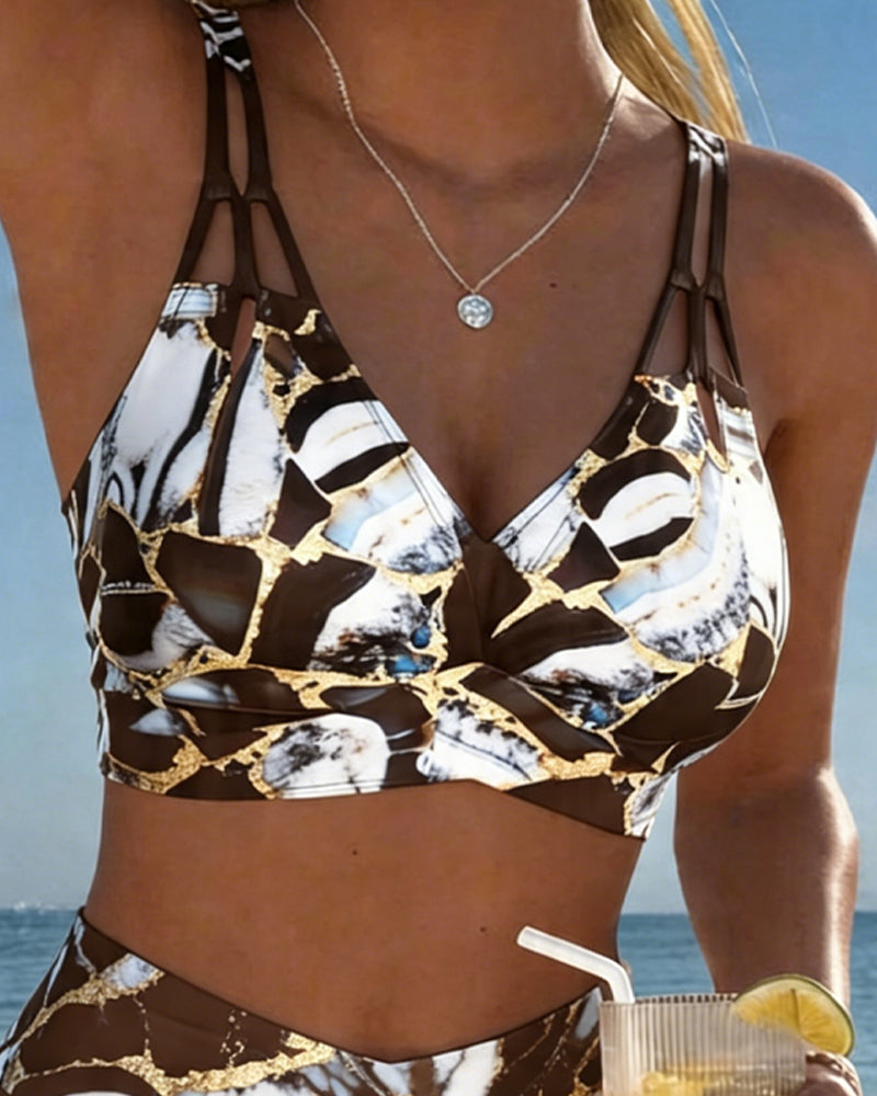 Strappy Cutout Bikini
