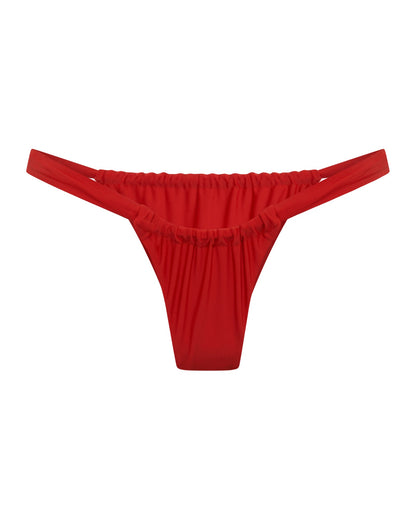Monaco Red Bikini Bottom