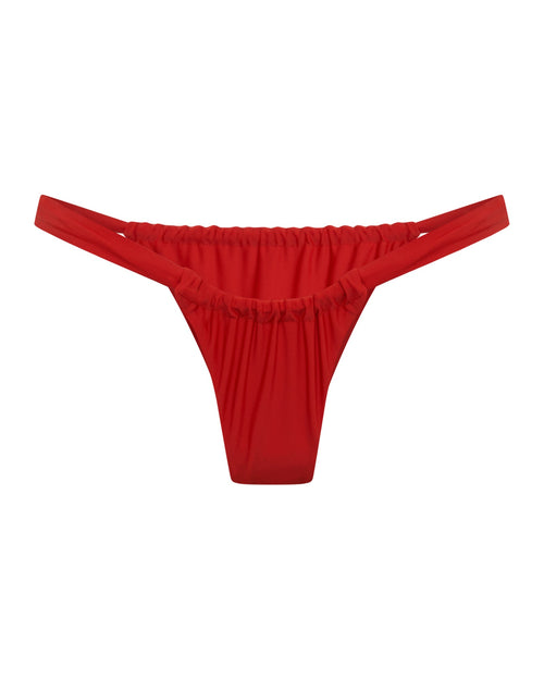 Monaco Red Bikini Bottom