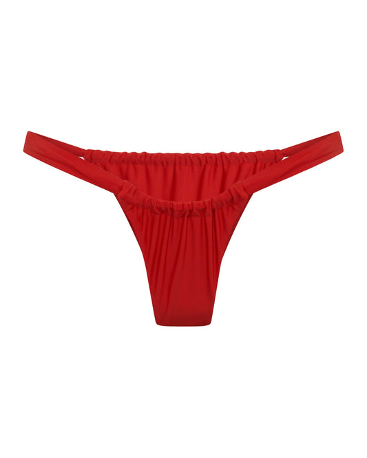 Monaco Red Bikini Bottom