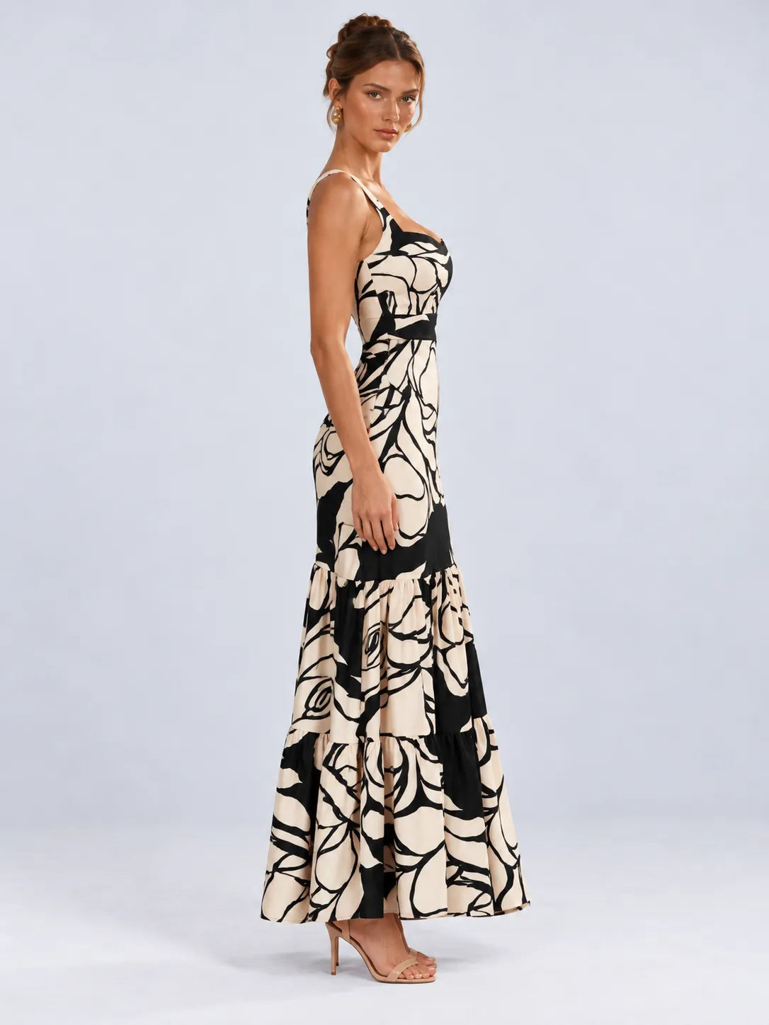 Helen - Bohemian Floral Maxi Dress