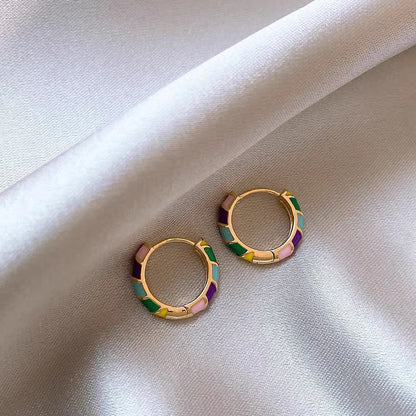 Émilie Gold Hoop Earrings
