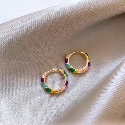 Émilie Gold Hoop Earrings