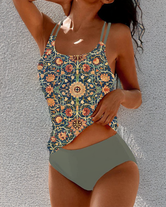 Alina Double-Strap Swimsuit