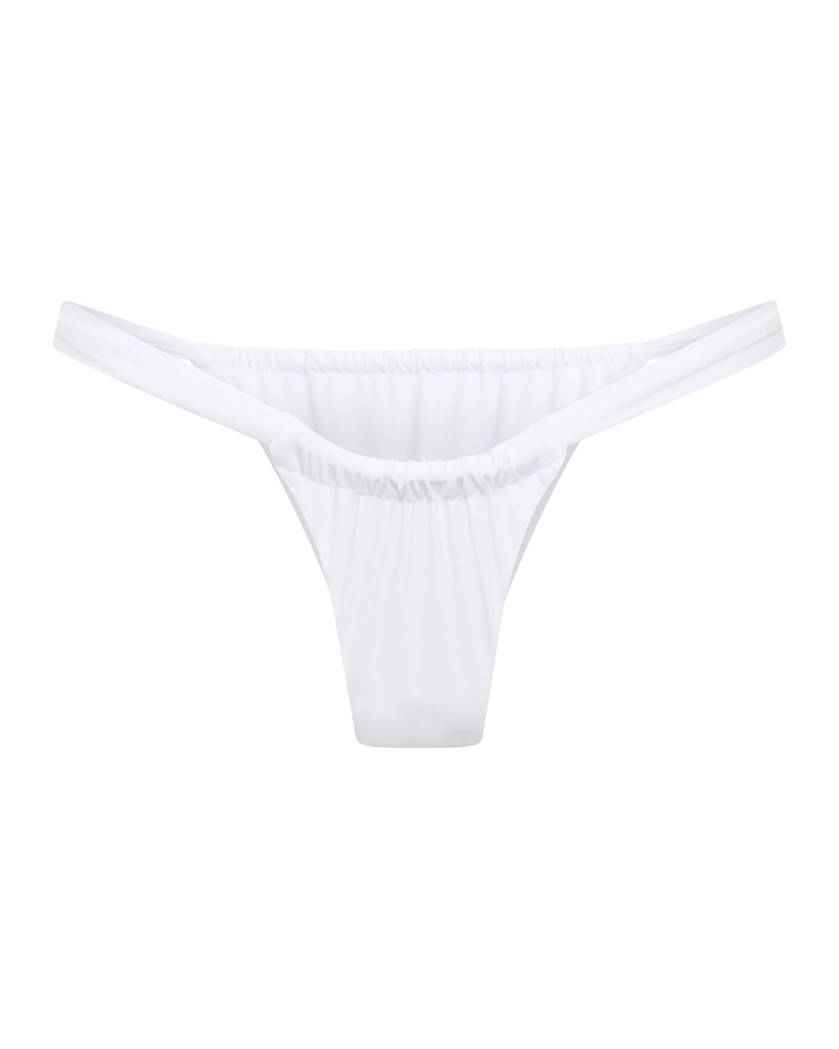 Monaco White Bikini Bottom