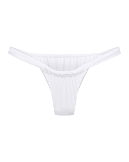 Monaco White Bikini Bottom